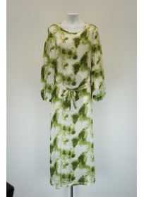 Robe Longue Tissage Popeline Femme