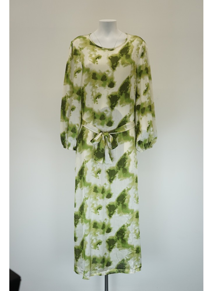 Robe Longue Tissage Popeline Femme